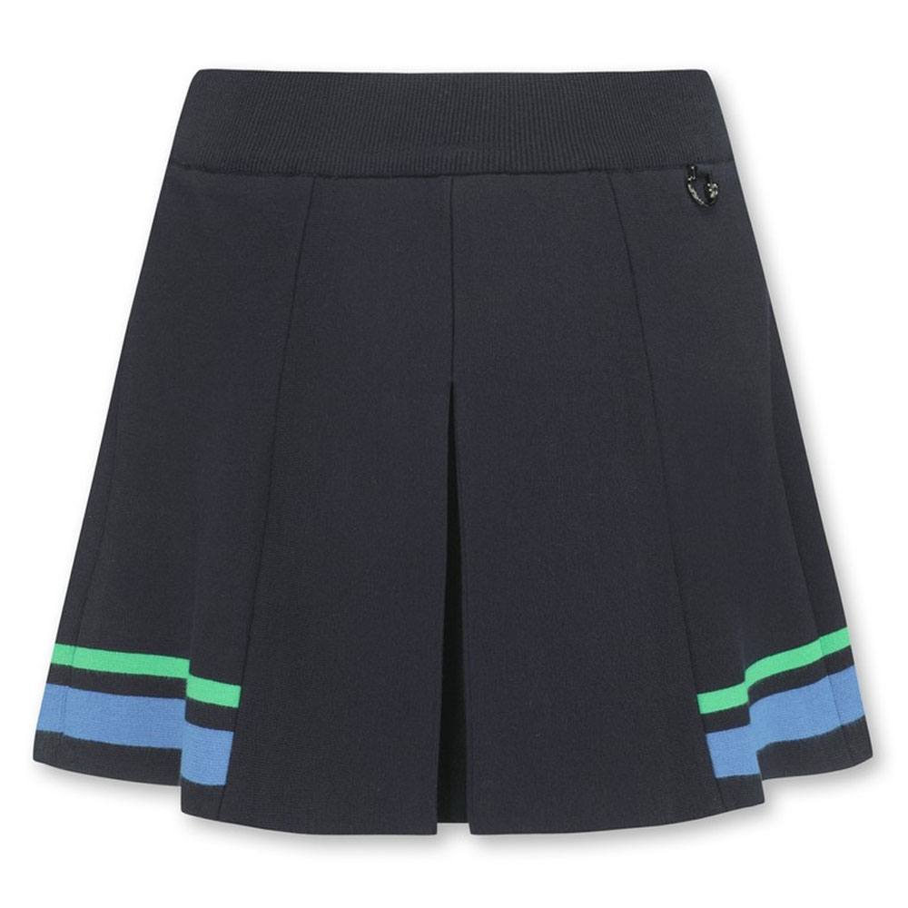 WAAC Cable Pleats Knit Golf Skort Navy - 23 Women