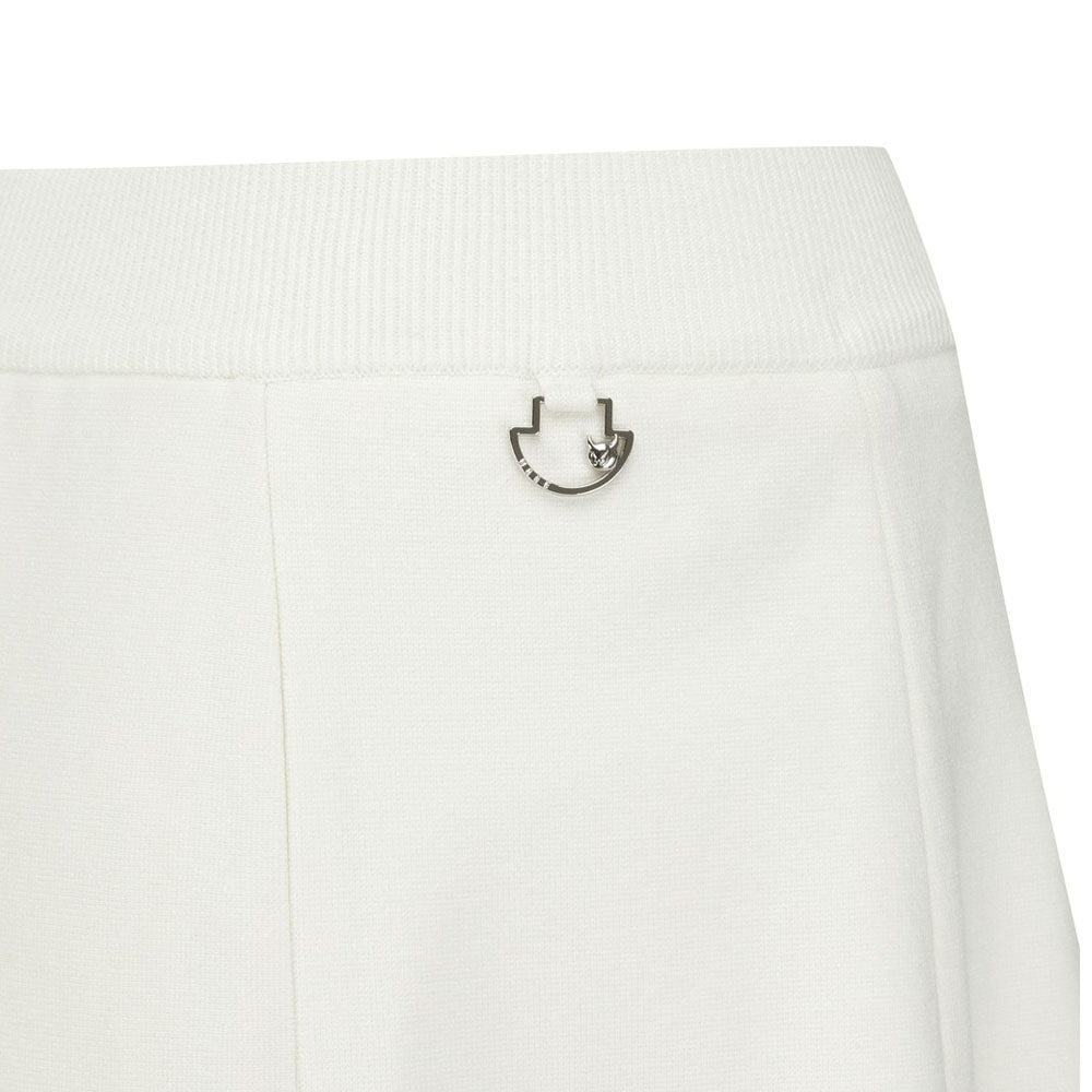 WAAC Cable Pleats Knit Golf Skort White - 23 Women