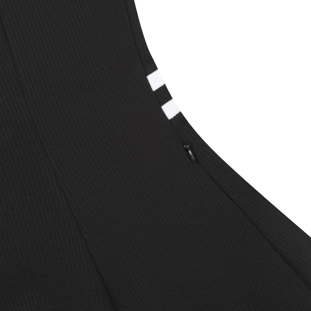 WAAC Half Zipup Flare Golf Dress Black - 23 Women