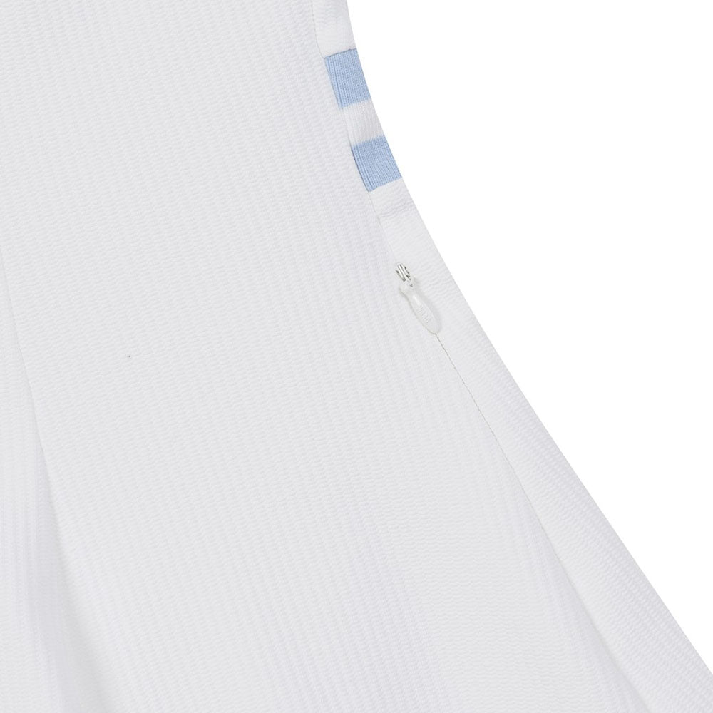 WAAC Half Zipup Flare Golf Dress White - 23 Women