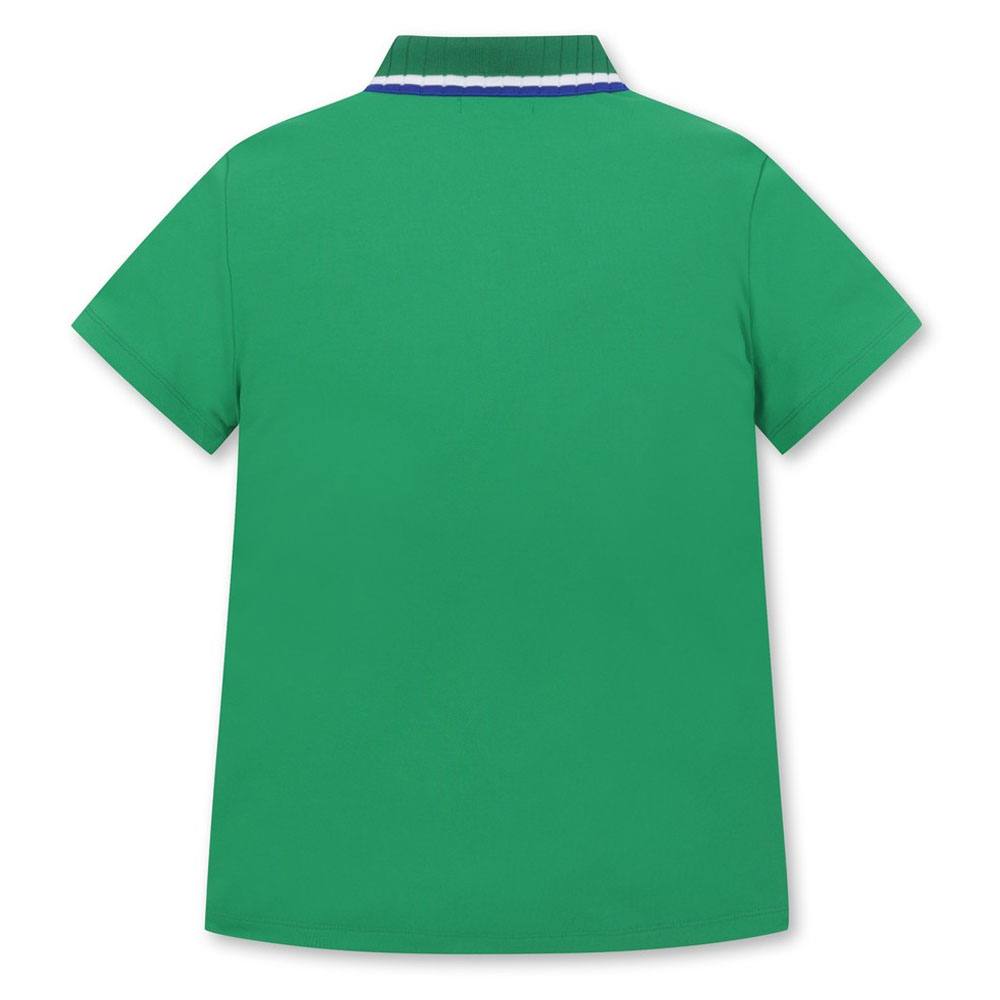 WAAC Rib Collar Shortsleeve Golf Polo Green - 23 Women