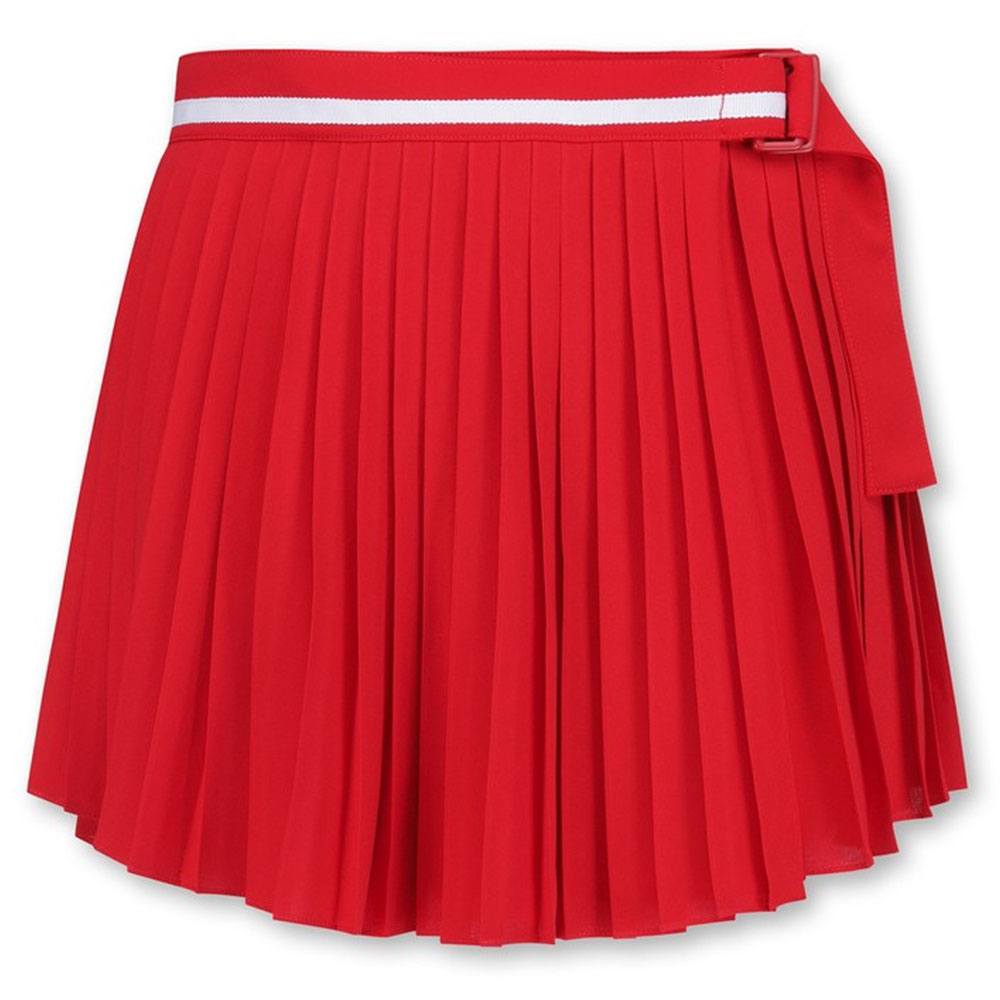 WAAC Pleats Open Wrap Golf Skort Red - 23 Women