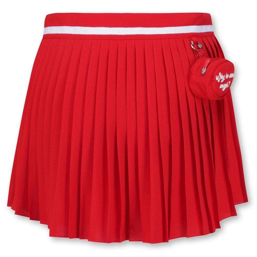 WAAC Pleats Open Wrap Golf Skort Red - 23 Women