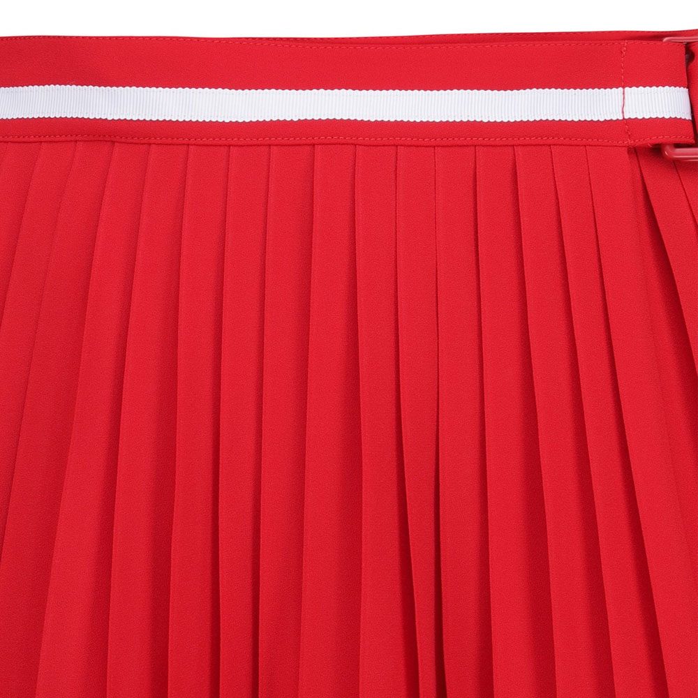 WAAC Pleats Open Wrap Golf Skort Red - 23 Women