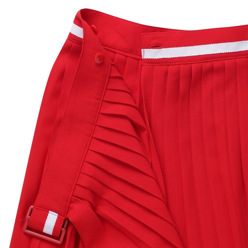 WAAC Pleats Open Wrap Golf Skort Red - 23 Women
