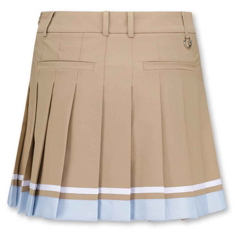 WAAC Block Pleats Golf Skort Brown - 23 Women