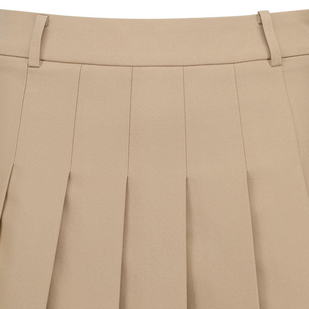 WAAC Block Pleats Golf Skort Brown - 23 Women