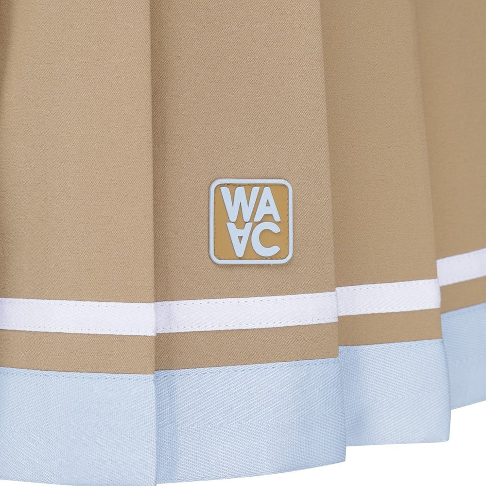 WAAC Block Pleats Golf Skort Brown - 23 Women