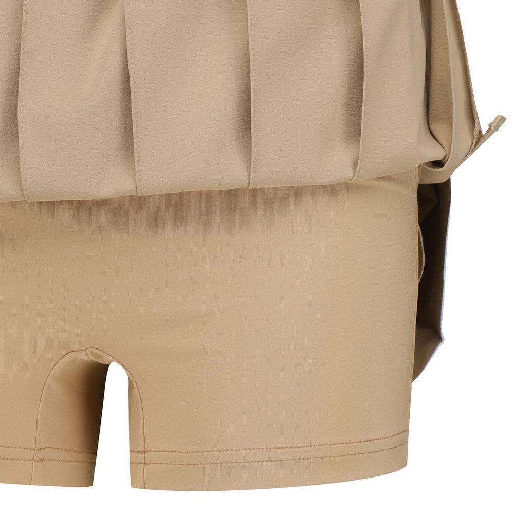 WAAC Block Pleats Golf Skort Brown - 23 Women