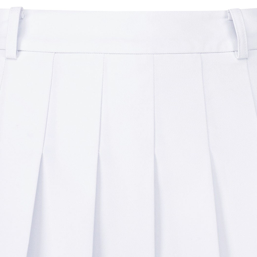 WAAC Block Pleats Golf Skort White - 23 Women