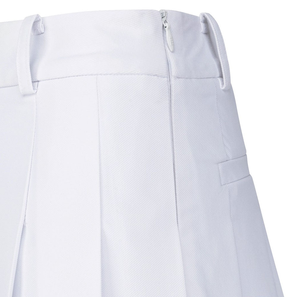 WAAC Block Pleats Golf Skort White - 23 Women