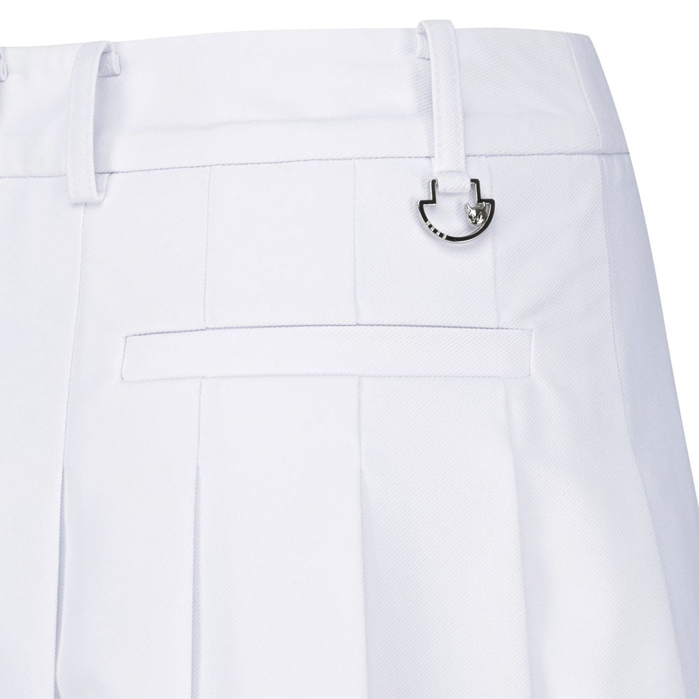 WAAC Block Pleats Golf Skort White - 23 Women