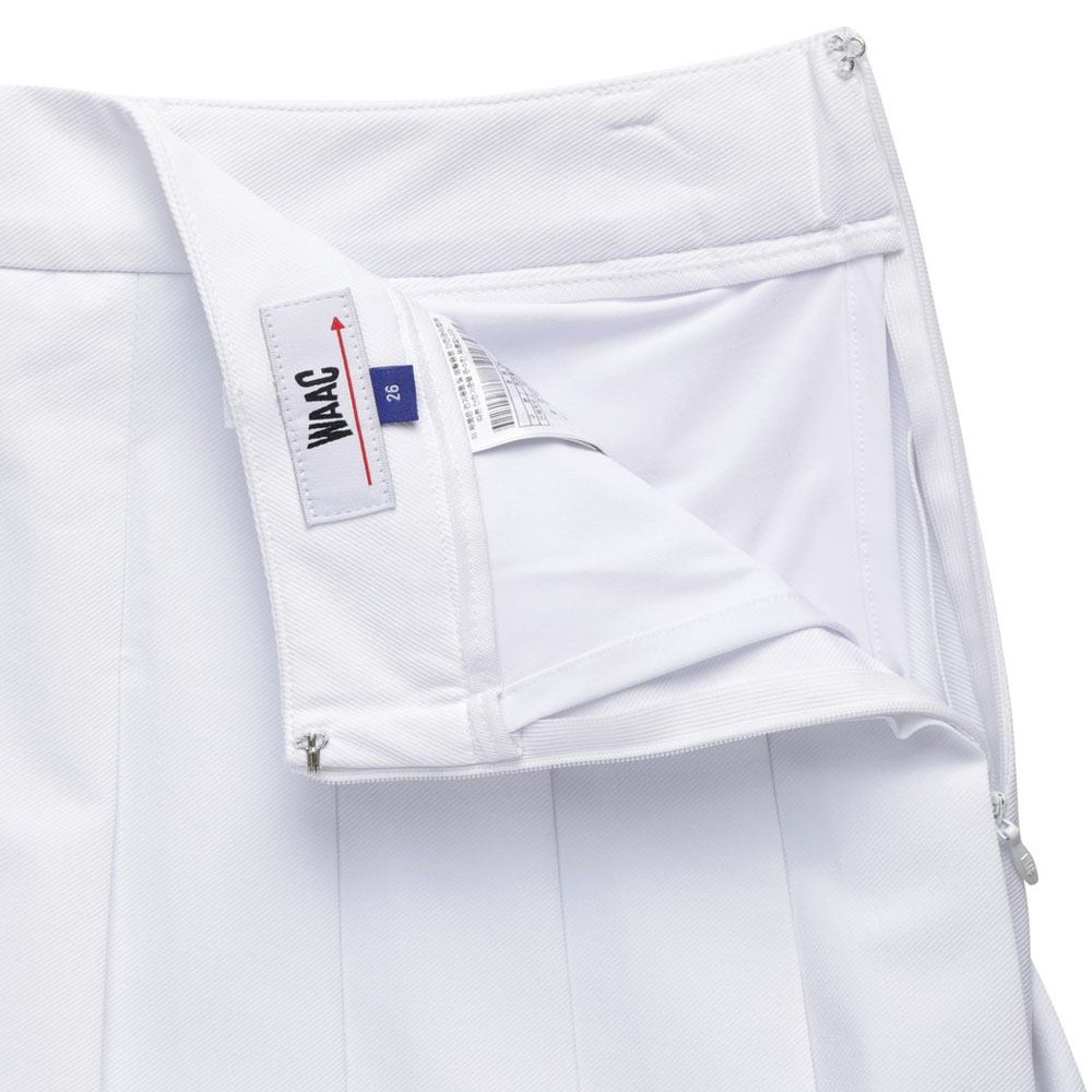 WAAC Block Pleats Golf Skort White - 23 Women