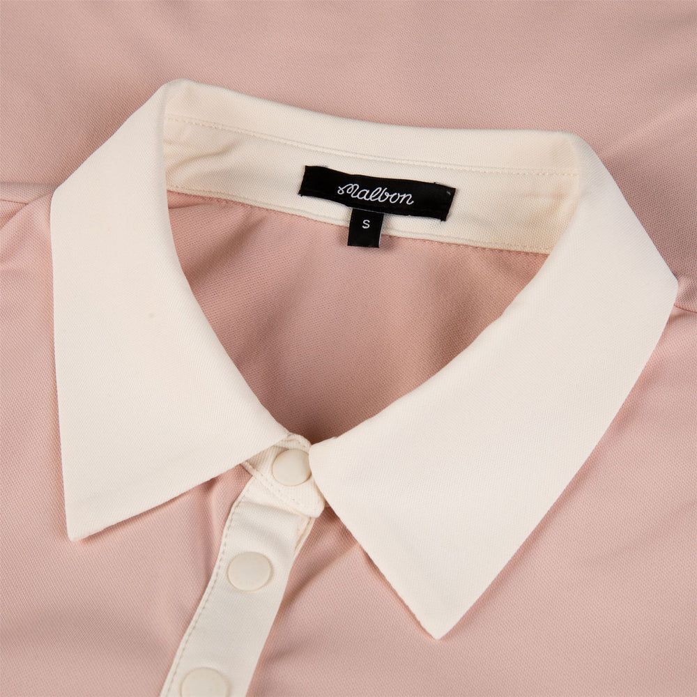 Malbon Claudia Sleeveless Golf Polo Rose - SS25 Women
