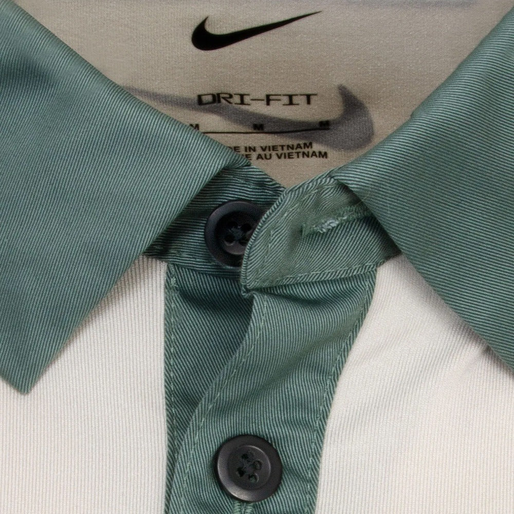 Nike Dri-FIT Tour Contrast Golf Polo Night Light Orewood Brown/Clay Green/Black - FW25 Men