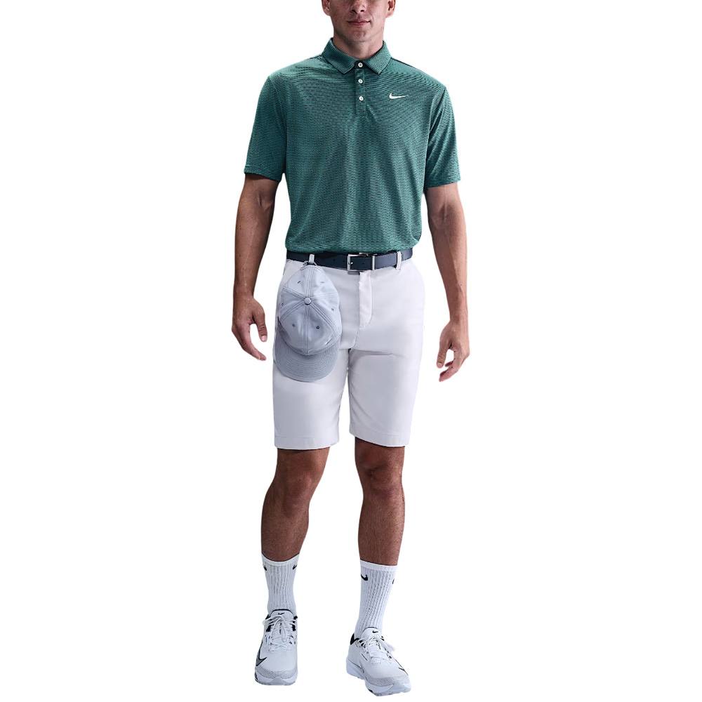 Nike Dri-FIT Tour Textured Golf Polo Mineral Teal/Pale Ivory - FA25 Men