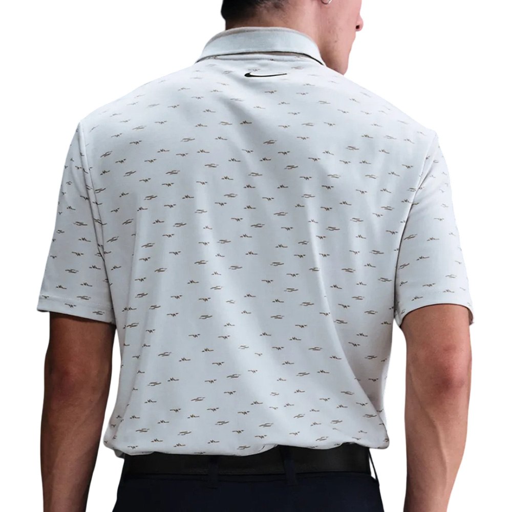 Nike Dri-FIT Tour Micro Print Golf Polo Photon Dust/Black - FA25 Men