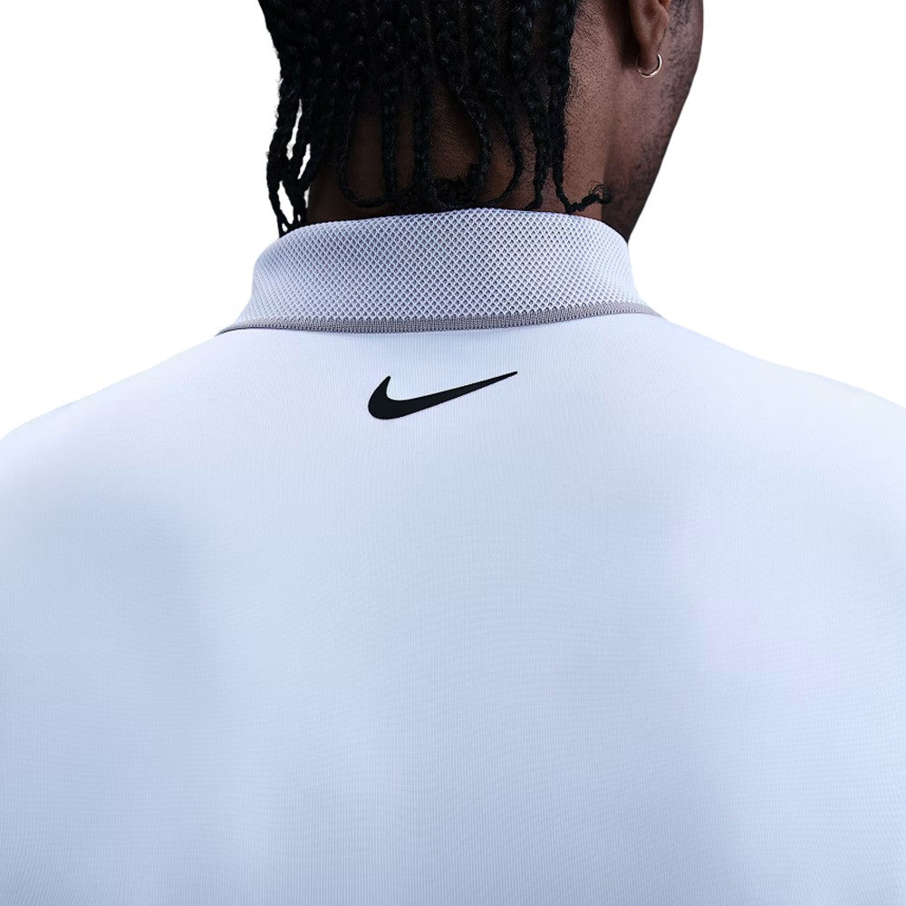 Nike Dri-FIT Tour Ribbed Collar Golf Polo White/College Grey/Black - SU25 Men