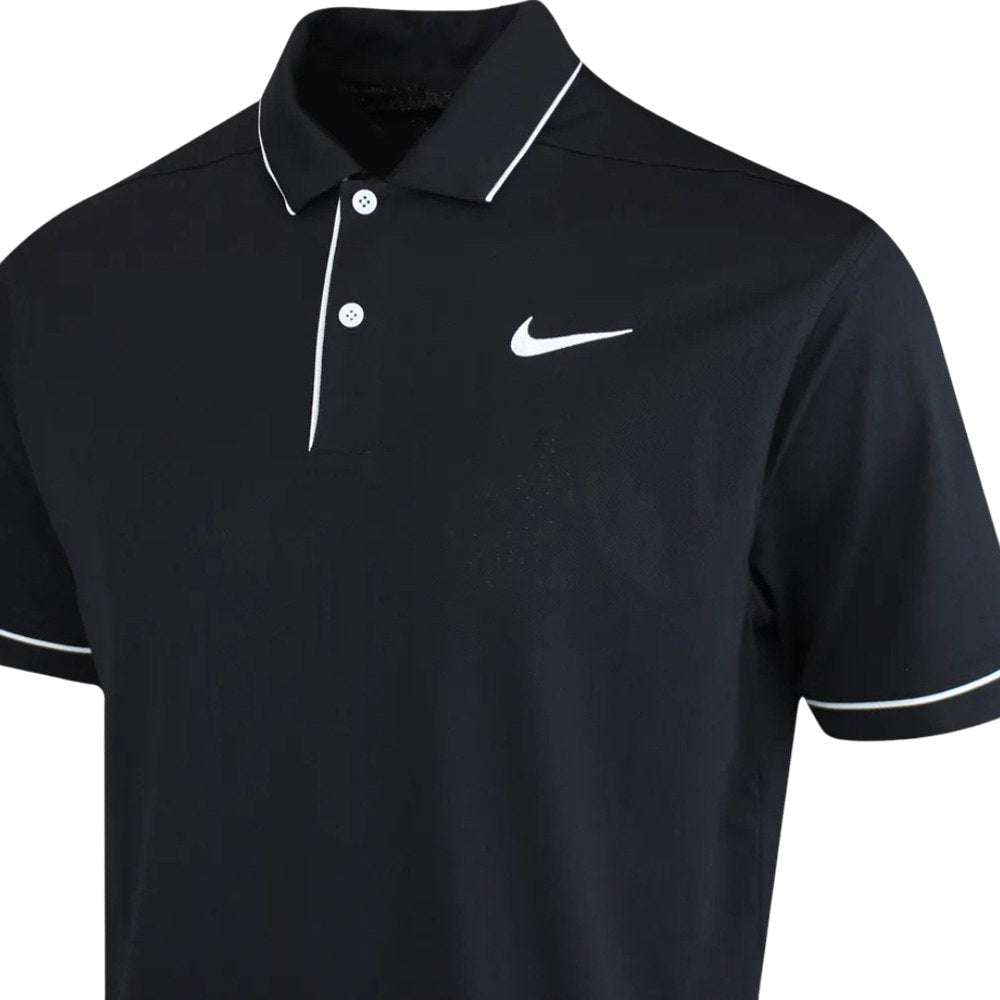 Nike Dri-FIT Victory+ Novelty Golf Polo Black/White/White - SU25 Men