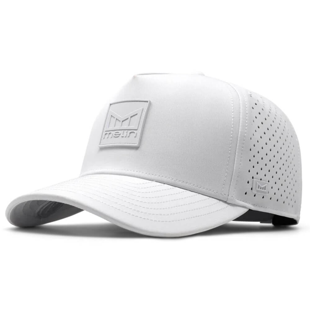 Melin Odysea Stacked Hydro Golf Cap White/White - FW24 Men