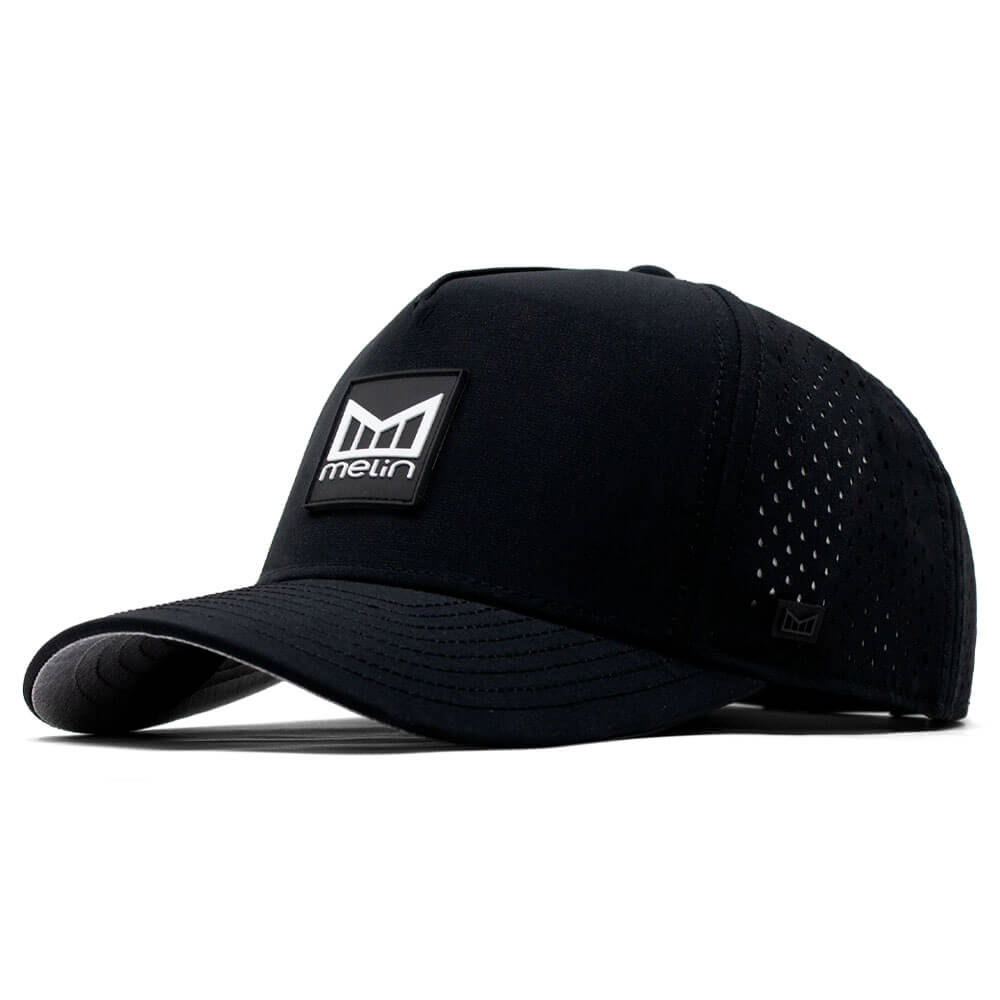 Melin Odysea Stacked Hydro Golf Cap Black - SP20 Men