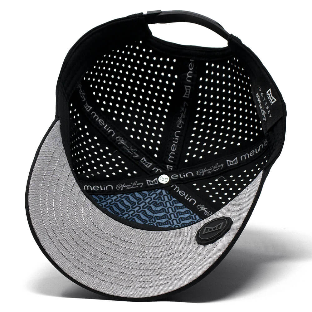 Melin Odysea Stacked Hydro Golf Cap Black - SP20 Men