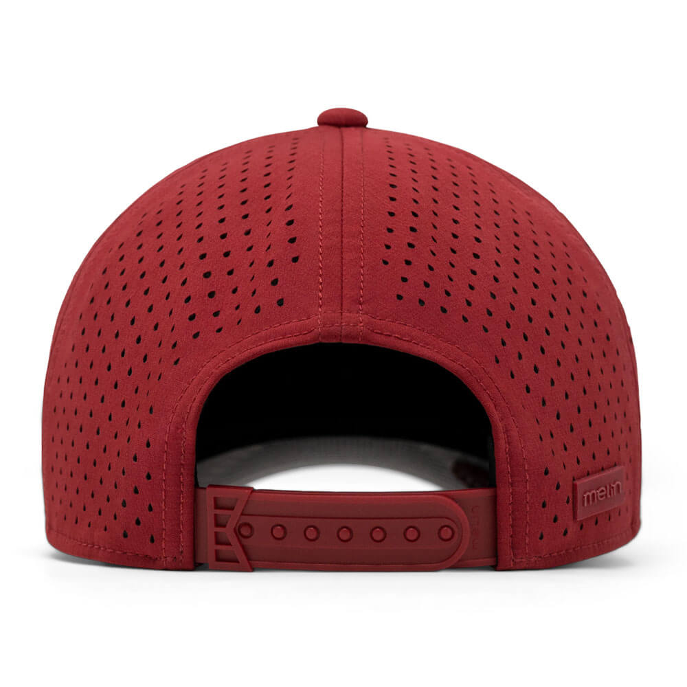 Melin Odysea Stacked Hydro Golf Cap Red - FA24 Men