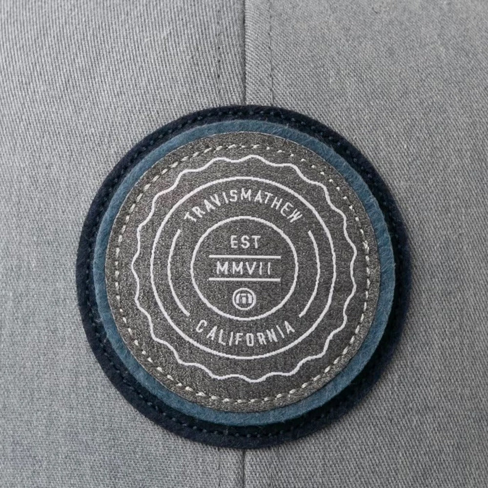 TravisMathew The Patch Golf Cap Heather Gray - 23 Men
